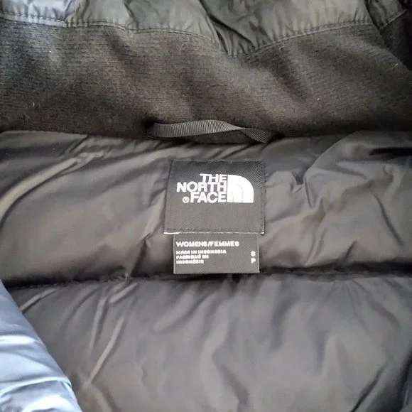 🆕 The North Face Women's Metro 2 Parka Down Long Hooded Jkt, Small, TNF Black - Picture 5 of 10